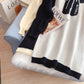 College style long sweater and foreign style knitted dress  5164