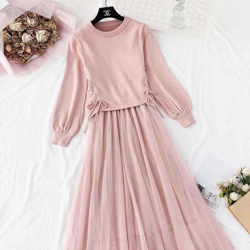 New knitted mesh skirt new knitted mesh skirt  4296