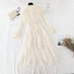 Light mature style, thin temperament, knitted dress, female  4406