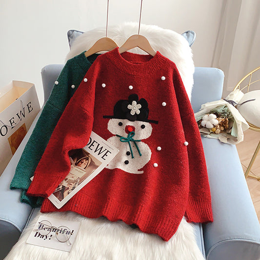 Lässiger Stil, ausländischer Stil, Pullover mit Sinn für Alterung im Design 5264