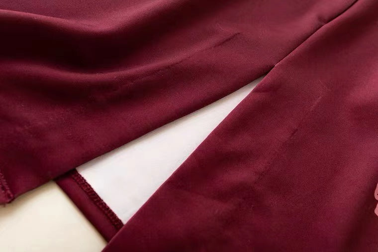 Mode printemps et été, tempérament, ample, taille haute, jupe trapèze fendue, jupe imprimée 3620