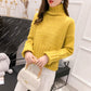 Retro High Neck Japanese sweater for women to wear Hong Kong Style  4912
