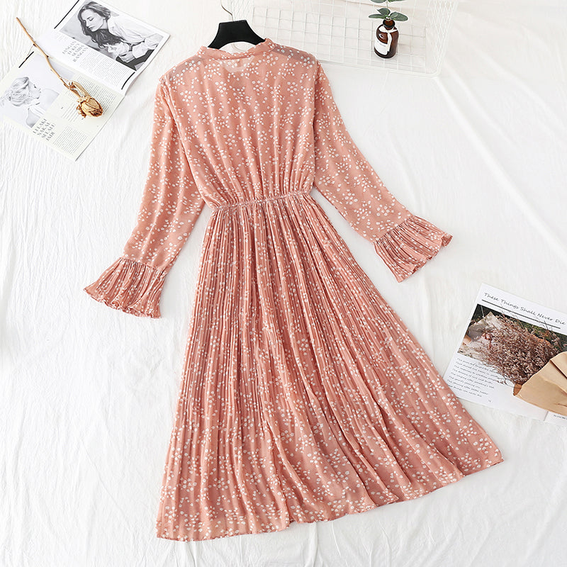 Retro Platycodon chiffon long skirt fairy super fairy series  3821