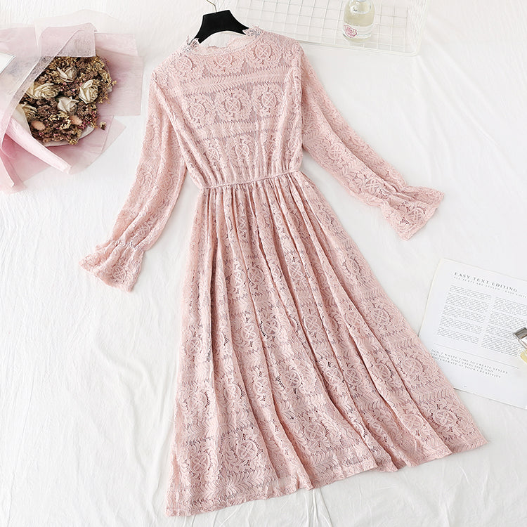 French retro skirt fairy super xiansen department, with a slim waist  4051