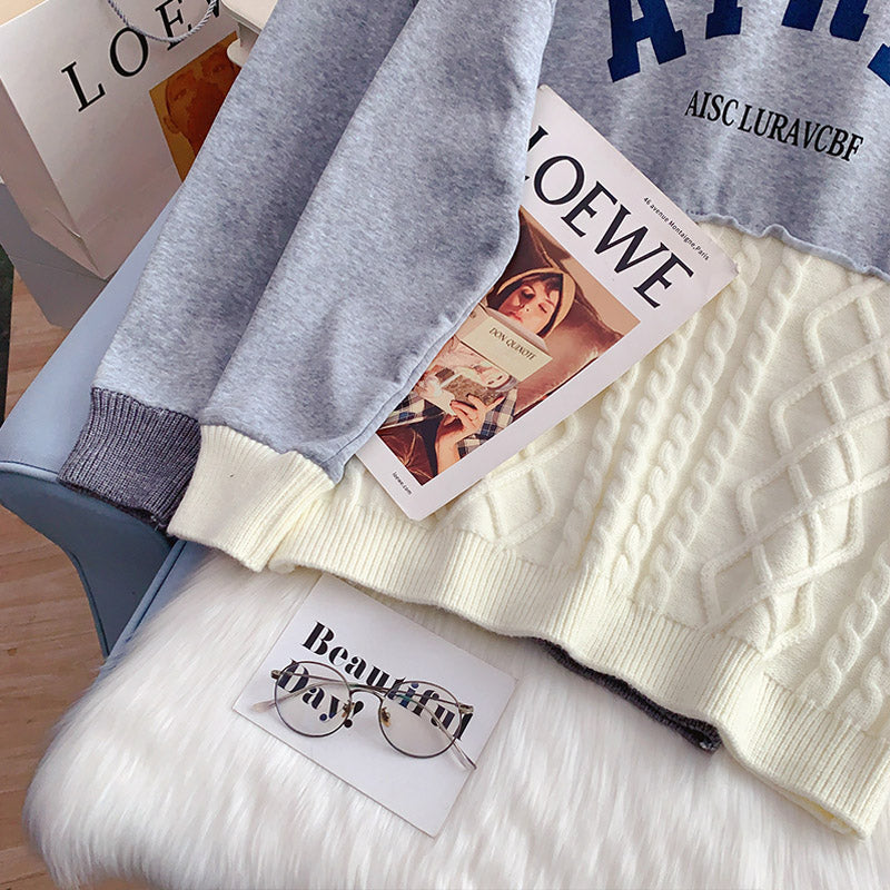 Pullover mit Stehkragen, Design Sense of Minority, gestricktes Hemd 5230