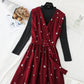 Christmas fashion suit two-piece skirt  4064