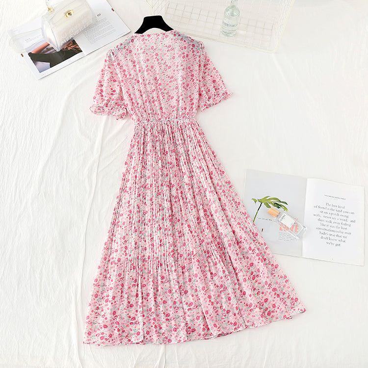 Die neue Taille ist schmal. Chiffonrock French Sanfter Wind Fairy Dress 4632