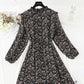 New women's lace up Ruffle Floral Dress  4822
