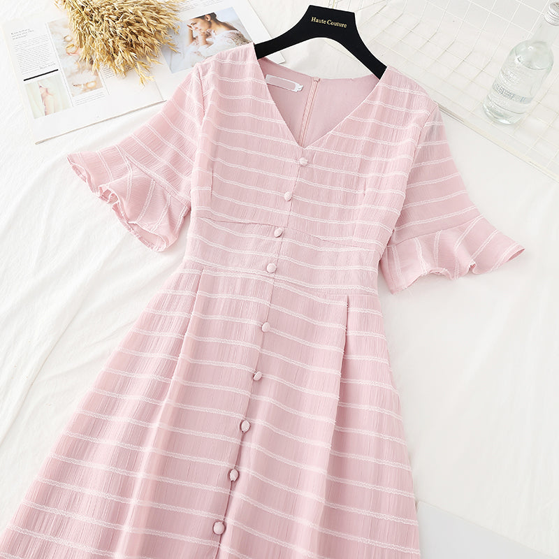 New Kikyo Mori long skirt with slim waist and gentle wind  4639