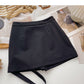 Korean version light proof design leg ring casual short skirt  5392