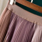 New color mesh gauze skirt, matching color splicing pleated skirt  3702