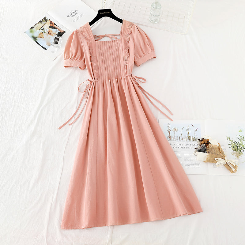 New French gentle wind purple skirt fairy super xiansen long skirt  4513