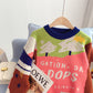 Cartoon sweater Korean knitted bottomed Shirt Top  4981