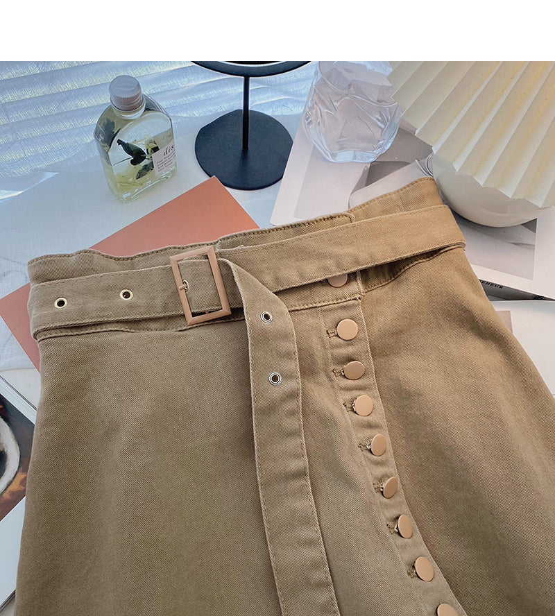New Korean fashion small high waist skirt  5415