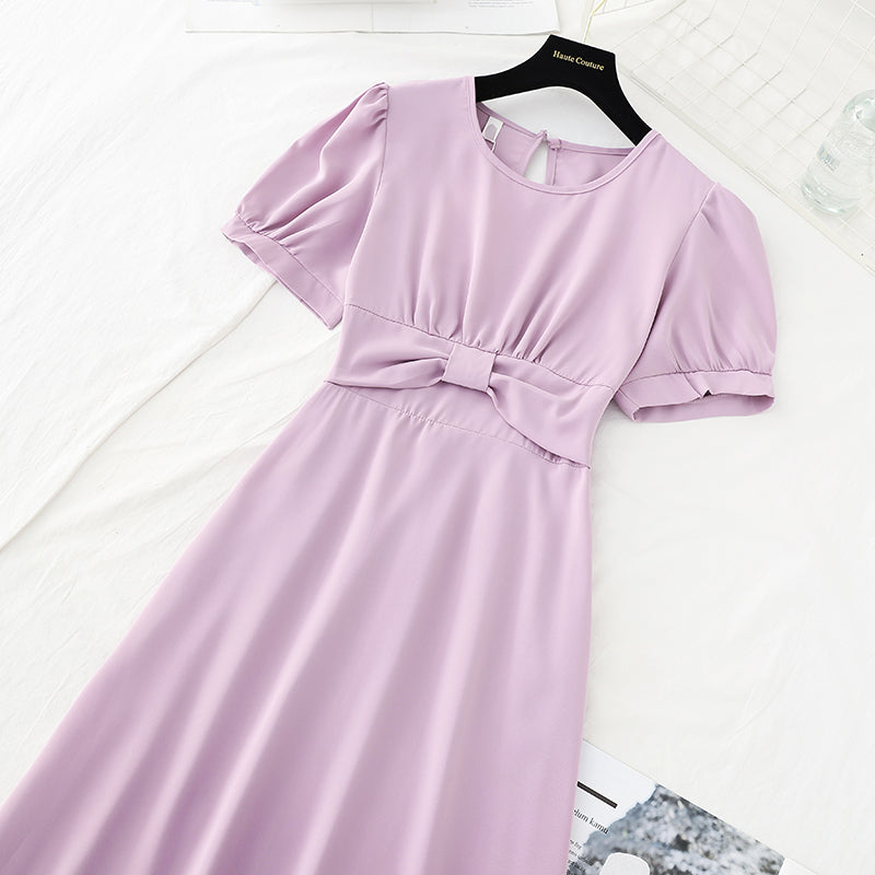 The new waist is slim, goddess style design sense, minority French skirt  4693