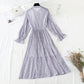 Slim pleated skirt temperament gentle wind over the knee with skirt  4063