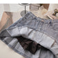 New Korean version of foreign style age reducing high waist A-line skirt  5640