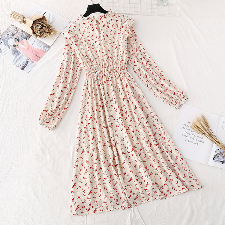 New fairy super xiansen French retro slim skirt  4048