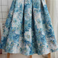 Jupe parapluie taille haute en jacquard peint, nouveau style, jupe brodée à l'huile en porcelaine bleue et blanche, jupe bouffante, jupe vintage 3546