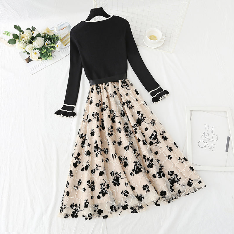 Neuer Strickrock mit Kleid 4414