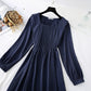 New style slim French retro dress  4551
