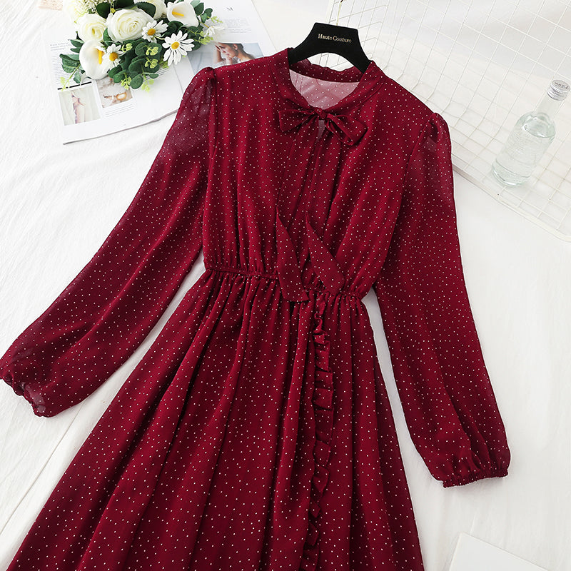 New French Chiffon split long skirt fairy super fairy series  4729