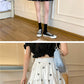 New , heavy embroidery skirt, A-line skirt  3550