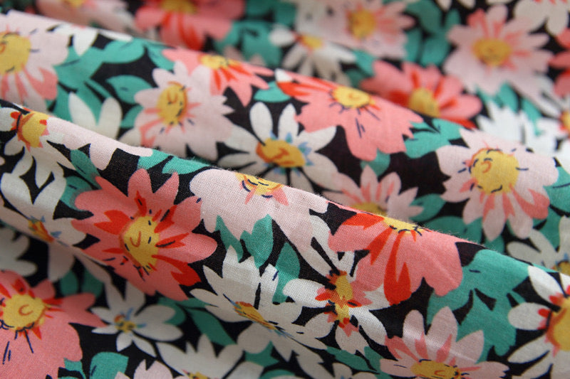 Jupe fleurie printemps et été, jupe parapluie taille haute en coupe A, jupe bouffante de sécurité 3587