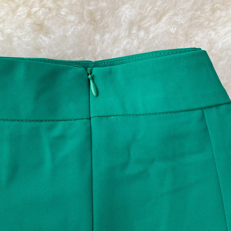 Jupe moulante, classe, slim, polyvalente, plissée, taille haute Jupe moulante trapèze 3532