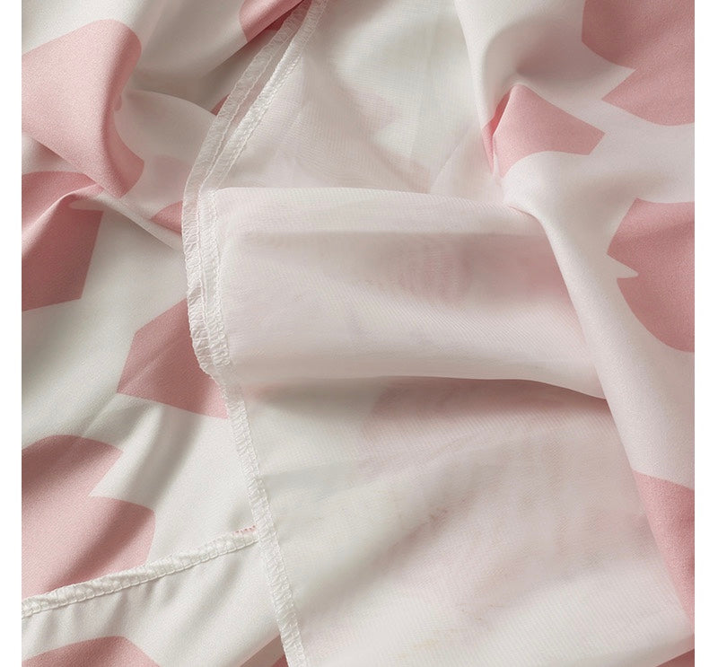 Jupe mi-longue à imprimé coeur, vent doux, jupe trapèze fine taille haute 3595