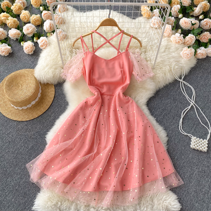 Cute A Line Tulle Short Dress Fashion Dress  10677